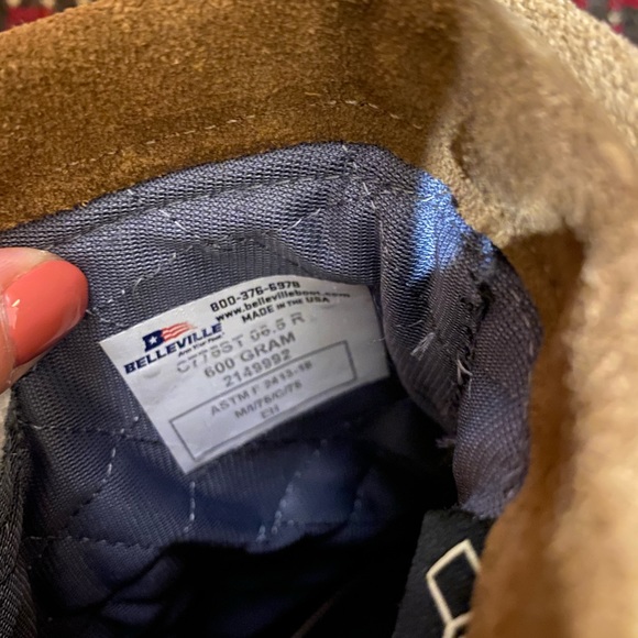 6.5 R Belleville Goretex Steel-toe combat boots - Picture 2 of 6